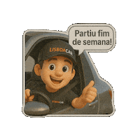LisboaCar domingo partiu fim de semana final de semana Sticker
