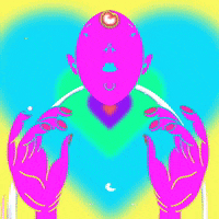 realdanzee psychedelic energy aura energetic GIF