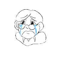 VaneSparkly art animation cry drawing Sticker