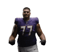 Football Flexing Sticker by Baltimore Ravens