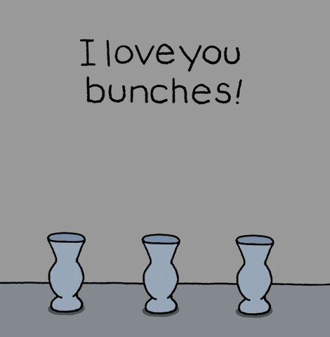 I Love You Bunches GIF by Chippy the Dog