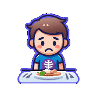 ibdassistant colitis crohn eii not hungry Sticker