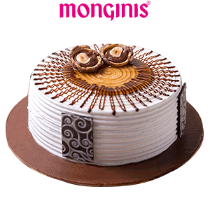 Monginis cake chocolate brown pastry Sticker