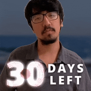 30 DAYS LEFT