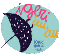 Au Au Swim Sticker by KOKOAK Eider Eibar