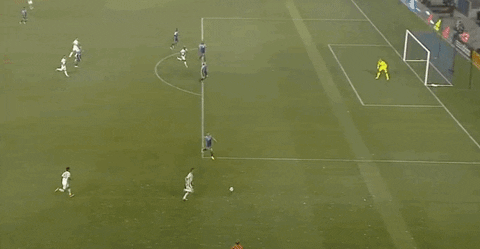 robbie keane backheel GIF by LA Galaxy