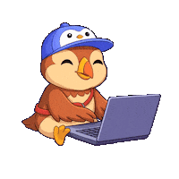 Office Working Sticker by Puffins