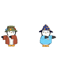 Team Penguin Sticker by Pudgy Penguins