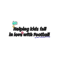 samkerrfootball love football heart soccer Sticker