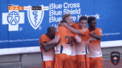 lansingignitefc celebration celebrate goal team GIF