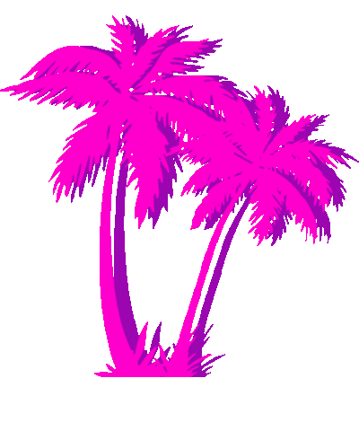 Palm Tree Colors Sticker by WaelOnline