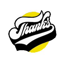 Happy Thanks Sticker