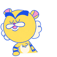 Dab Tiger Sticker
