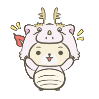 maggielulu 龍 龍年 瑪姬與她的小夥伴 maggieandherlittelpartners Sticker