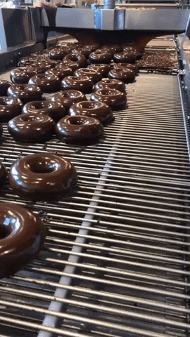 KrispyKremeDoughnuts doughnuts krispy kreme krispykreme chocolate glaze GIF