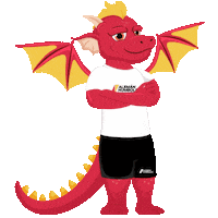 Dragon Alex Sticker by CAHS