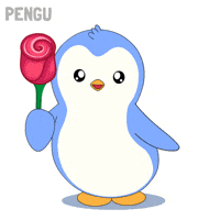For You Flowers GIF by Pudgy Penguins
