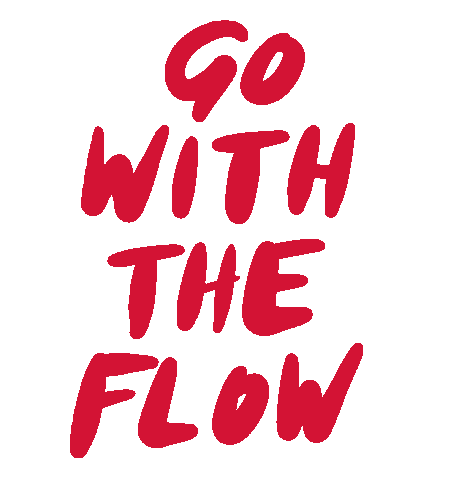 go with the flow fitness Sticker by lululemon