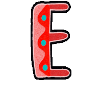 English Typography Sticker by The3Flamingos
