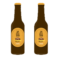 Beer Halve Sticker by twoandahalvehahn