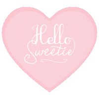 Heart Hello Sticker by Live Sweet
