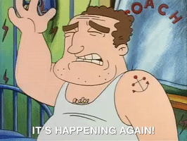 hey arnold nick splat GIF