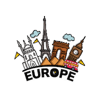 Celebrate France Sticker by Veena World