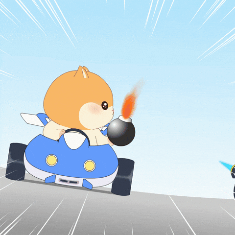 henlokart giphyupload racing boom hamster GIF