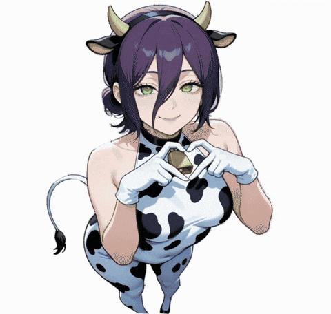 Cat Girl Drinking GIF