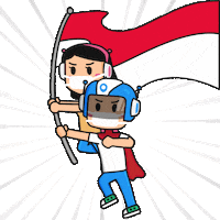 Independence Day Indonesia Sticker by Qlue Smart City