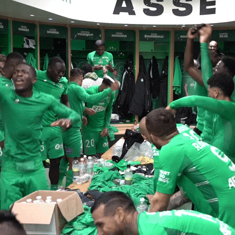 Vamos Team Spirit GIF by AS Saint-Étienne