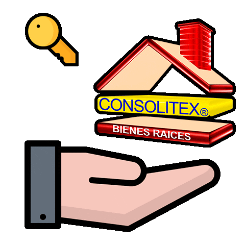 consolitex giphyupload casa inmobiliaria mano Sticker