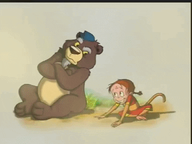 Baby Monkey Oops GIF by karaditales