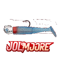 Fish Worm Sticker by BlueBlue