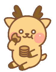Happy Deer Sticker