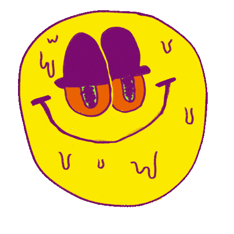 uglyjonesstudio high feeling good no worries ugly jones Sticker