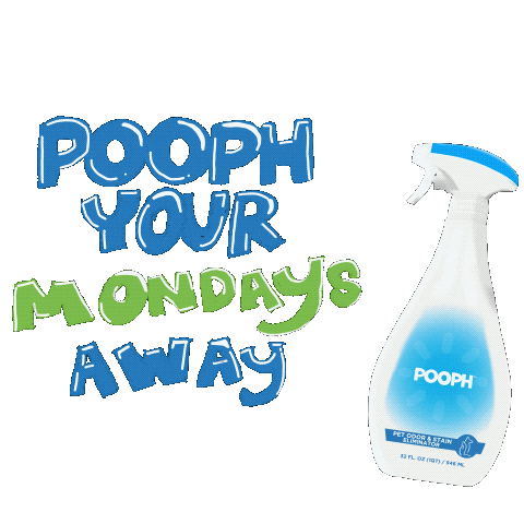 Go Away Monday Sticker by POOPH