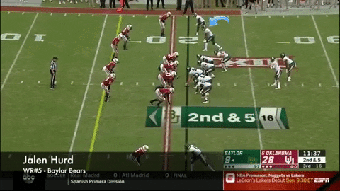 Culture_Coach giphygifmaker jalen hurd slot baylor oklahoma GIF