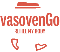 vasovengo coffee run cafe ecofriendly Sticker