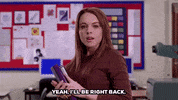 cady heron brb GIF