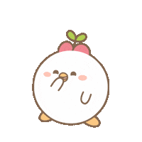 Laugh Blush Sticker