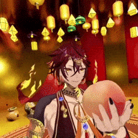 Starry Eyes Eating GIF