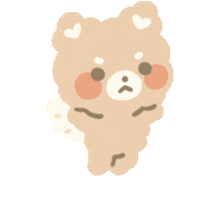 Illustration Bear Sticker