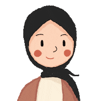 rafikaulia halo hijab eid mubarak assalamualaikum Sticker