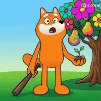 Winking Colorful Flowers GIF by BONK