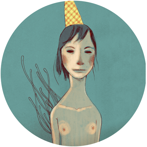 girl illustration GIF by Valérie Boivin
