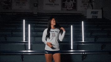 Georgia Tech Volleyball GIF by Georgia Tech Yellow Jackets