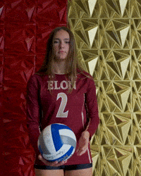 Elon Volleyball GIF by Elon Phoenix