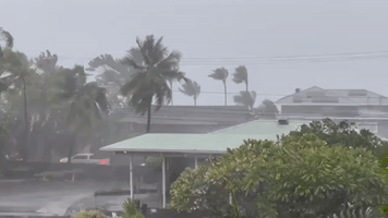 Heavy Rain and Strong Winds Batter Hawaii