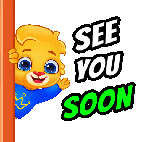 On My Way Goodbye Sticker by Lucas and Friends by RV AppStudios